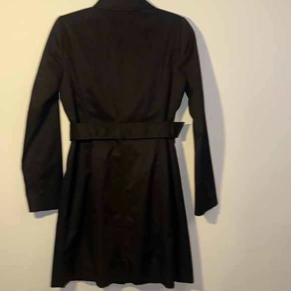 NWT CHIC BY JACOB WOMENS TRENCH COAT SIZE P/S BLACK - Picture 11 of 11